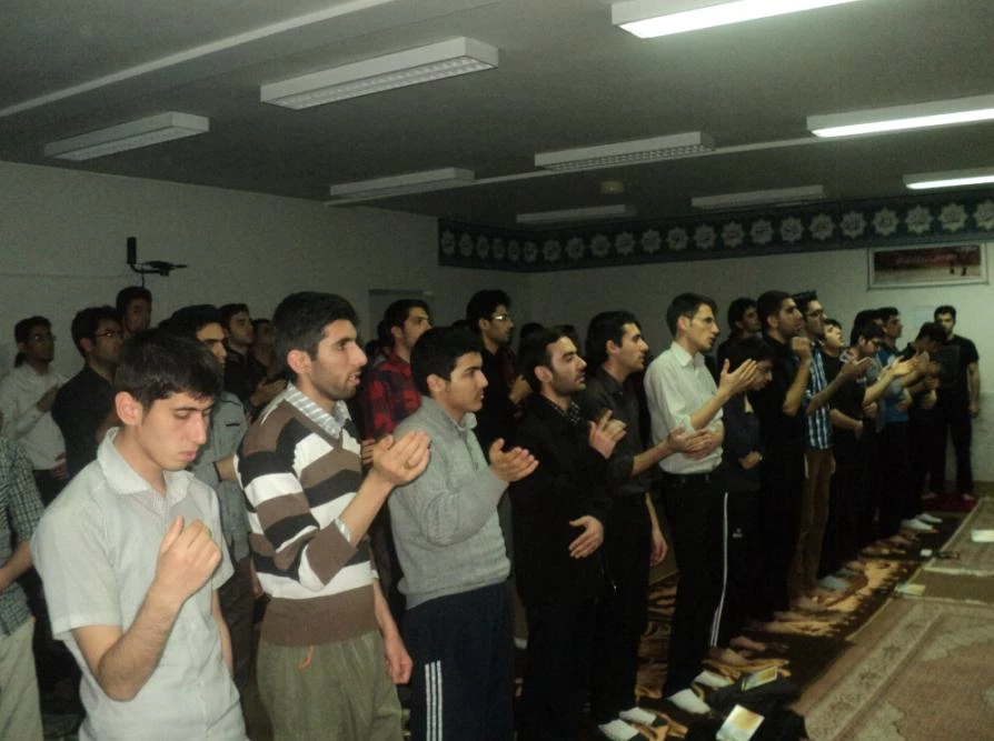 استقبال از ایام فاطمیه در دانشگاه فرهنگیان سلماس