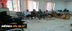 بازدید دکتر حاجی زاده معاون امور  جوانان  جمعیت هلال احمر استان آذربایجان غربی از مرکز آموزش عالی امام خمینی(ره) سلماس