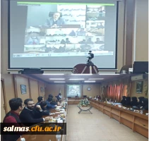 جلسه ویدیو کنفرانس شورای صنفی مرکز با سرپرست محترم دانشگاه فرهنگیان