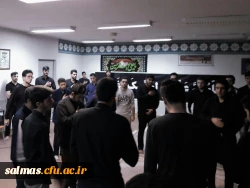 برگزاری مراسم قرائت  زیارت عاشورا و عزاداری اباعبدالله الحسین (ع) با حضور دانشجویان مرکز آموزش عالی امام خمینی (ره)