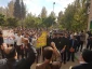 تجمع  اعتراض آمیز کارکنان و دانشجویان مرکز آموزش عالی امام خمینی (ره) سلماس در اعتراض به سخنان ضد ایرانی و توهین آمیز رئیس جمهور آمریکا