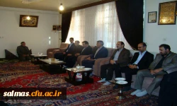دیدار مسئولین دانشگاه ها به همراه رئیس بنیاد شهیدوامور ایثارگران سلماس ازخانواده ی شهداءدانشجو وفرهنگی