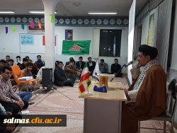 جشن پیروزی جبهه مقاومت بر داعش با سخنرانی حجت الاسلام والمسلمین سیدنظری نمایندگی ولی فقیه در سپاه سلماس