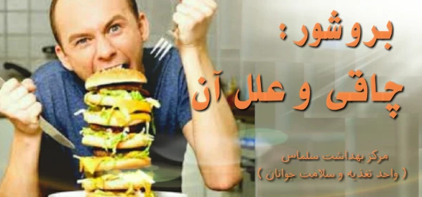 بروشور اطلاع رسانی در خصوص چاقی و علل آن تهیه شده توسط مرکز بهداشت سلماس
( واحد تغذیه و سلامت جوانان )