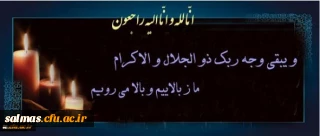 انا لله و انا الیه راجعون

و یبقی وجه ربک ذو الجلال و الاکرام؛ ما ز بالاییم و بالا می روییم