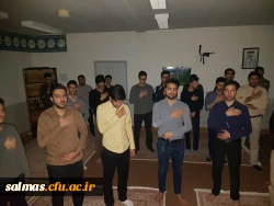 برگزاری مراسم سوگواری شهادت حضرت فاطمه ی زهرا(س) در نماز خانه ی خوابگاه شهید صفدری