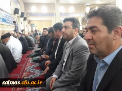 شرکت مدیریت امور پردیس های استانی به همراه اساتید ، کارکنان و دانشجویان پردیس های رجایی و علامه طباطبایی در نماز جمعه و راهپیمایی ضد استکباری