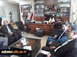 دکتر علی محمودلو مدیر امور پردیس های استان آذربایجان غربی با رئیس سازمان مدیریت و برنامه ریزی استان دیدار و گفتگو کرد