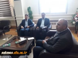 دکتر علی محمودلو مدیر امور پردیس های استان آذربایجان غربی با رئیس سازمان مدیریت و برنامه ریزی استان دیدار و گفتگو کرد