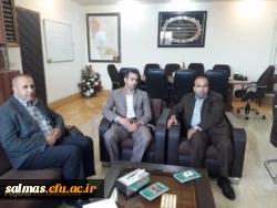 دکتر علی محمودلو مدیر امور پردیس های استان آذربایجان غربی با رئیس سازمان مدیریت و برنامه ریزی استان دیدار و گفتگو کرد