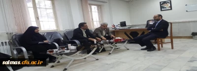 بازدید مدیر کل محترم برنامه ریزی خدمات و رفاه دانشجویی از مرکز آموزش عالی امام خمینی (ره) سلماس