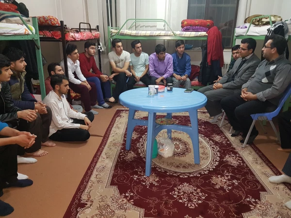 بازدید سرزده سرپرست محترم مرکز امام خمینی(ره) سلماس از سراهای دانشجویی مرکز