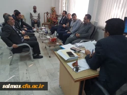 جلسه ی شورای اداری مرکز امام خمینی(ره) سلماس تشکیل شد.