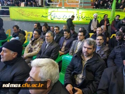 حضور اساتید، کارکنان مرکز امام خمینی(ره) سلماس در مراسم گرامیداشت نه دی ماه