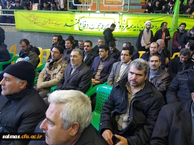 حضور اساتید و کارکنان مرکز امام خمینی(ره) سلماس در مراسم گرامیداشت نه دی ماه