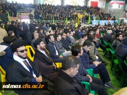 حضور اساتید، کارکنان مرکز امام خمینی(ره) سلماس در مراسم گرامیداشت نه دی ماه