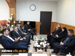 دیدار مدیران عالی دانشگاه فرهنگیان و اداره کل نوسازی، توسعه و تجهیز مدارس استان آذربایجان غربی