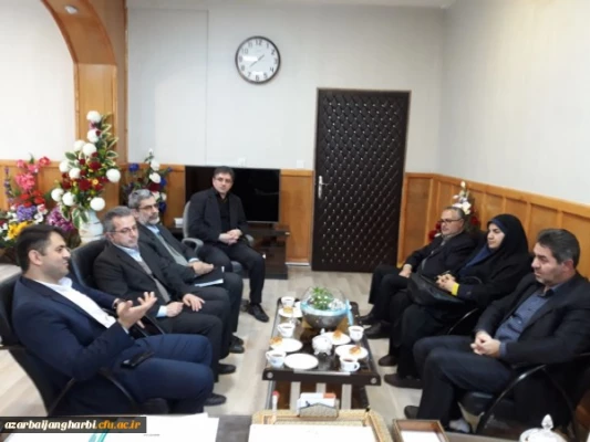 دیدار مدیران عالی دانشگاه فرهنگیان و اداره کل نوسازی، توسعه و تجهیز مدارس استان آذربایجان غربی