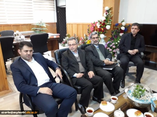 دیدار مدیران عالی دانشگاه فرهنگیان و اداره کل نوسازی، توسعه و تجهیز مدارس استان آذربایجان غربی