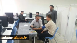 انجام معاینات سلامت دانشجویان مرکز امام خمینی(ره) سلماس