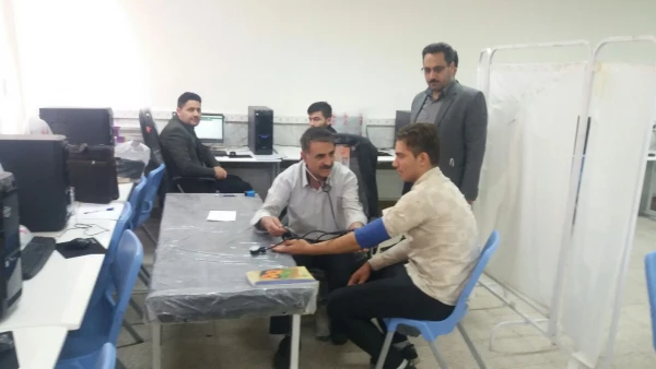 انجام معاینات سلامت دانشجویان مرکز امام خمینی(ره) سلماس