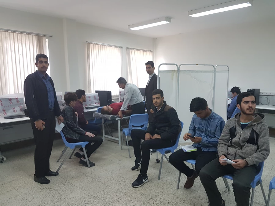 انجام معاینات سلامت دانشجویان مرکز امام خمینی(ره) سلماس