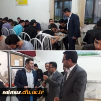 حضور سرزده آقای دکتر علی محمودلو مدیر امور پردیس های استان در واحد امام خمینی (ره) سلماس