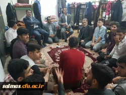 حضور سرزده آقای دکتر علی محمودلو مدیر امور پردیس های استان در واحد امام خمینی (ره) سلماس