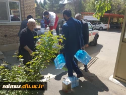 جمع آوری کمک های نقدی و غیر نقدی اساتید، کارکنان و دانشجویان دانشگاه فرهنگیان سلماس جهت ارسال به مناطق سیل زده
