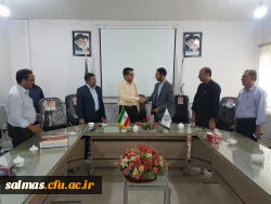 مراسم تقدیر از زحمات مسئول بسیج دانشجویی دانشگاههای سلماس در سالن کنفرانس مرکز برگزار شد.