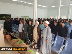 مراسم گرامیداشت هفته ی دفاع مقدس با حضور نماینده ی محترم ولی فقیه در سپاه شهدای استان در دانشگاه فرهنگیان سلماس برگزار شد