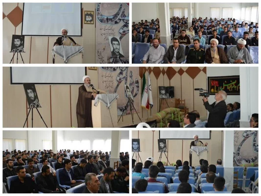 مراسم گرامیداشت هفته ی دفاع مقدس با حضور نماینده ی محترم ولی فقیه در سپاه شهدای استان در دانشگاه فرهنگیان سلماس برگزار شد