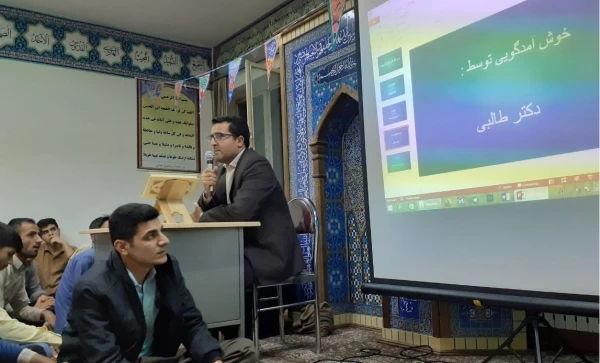 خوش آمد گویی دکتر طالبی