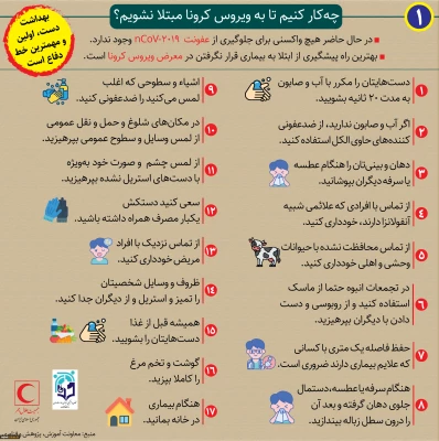 روش های پیشگیری از بیماری کرونا