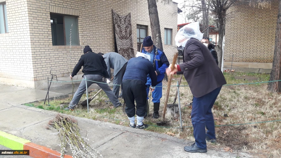 به مناسبت روز درختکاری 120 اصله نهال در محوطه ی دانشگاه فرهنگیان واحد امام خمینی(ره) سلماس غرس شد.