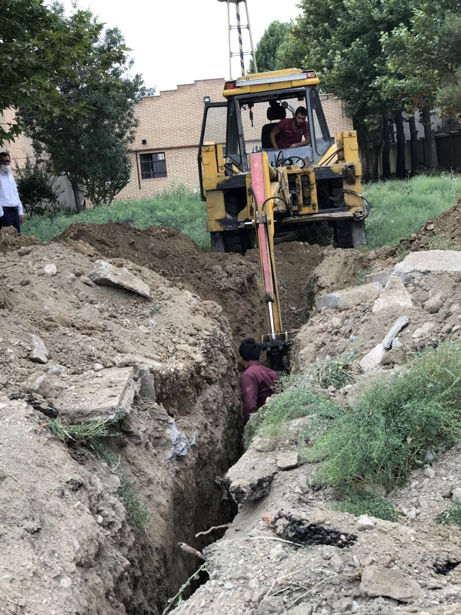 آغاز عملیات اجرایی اتصال مرکز آموزش عالی امام خمینی(ره) سلماس به شبکه فاضلاب شهری