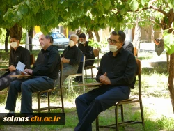 مراسم عزاداری و سوگواری حضرت ابا عبدالله الحسین (ع) در دانشگاه فرهنگیان واحد امام خمینی(ره) سلماس